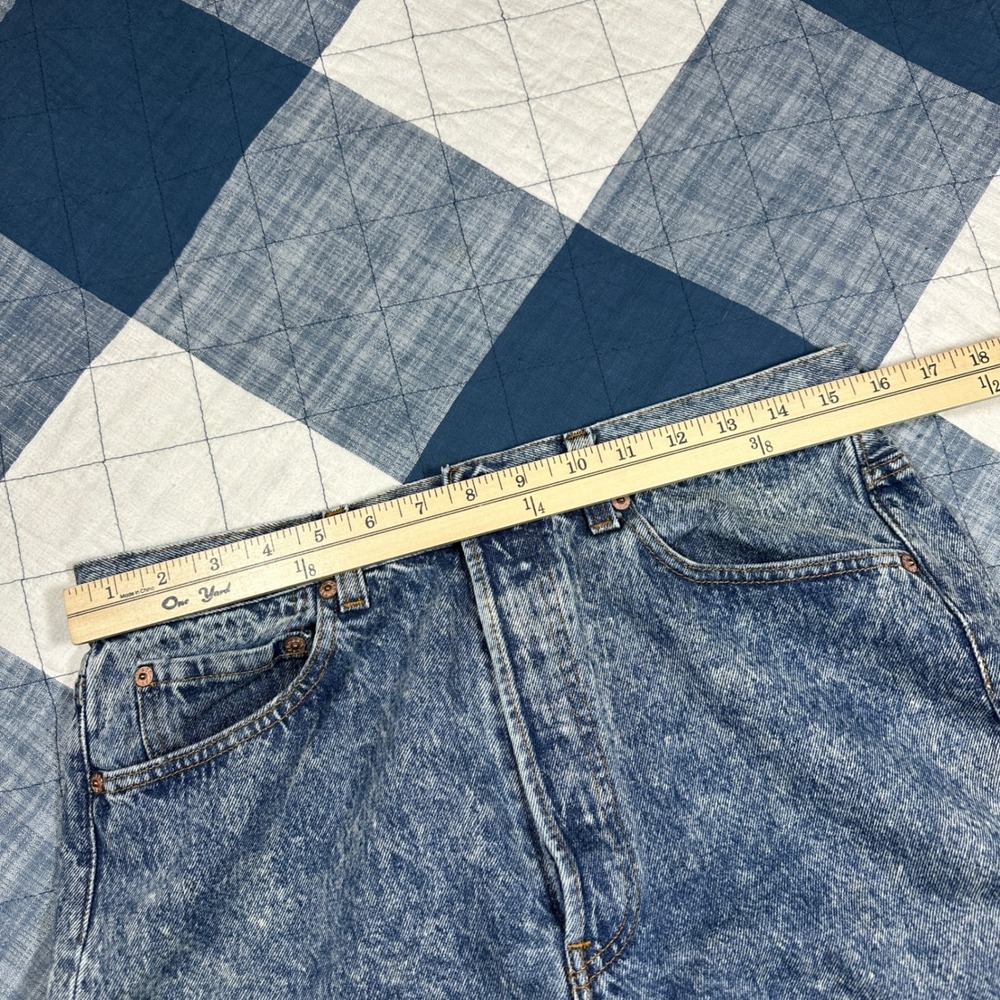 VTG 80s Levi's 501 Jeans *32x28.5 Acid Stone Wash Button Fly USA Rare Grunge Men - Picture 6 of 11